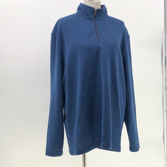 IZOD Men's Advantage Performance Natural Stretch 1/4 Zip Pullover Fleece Sweater Men's Clothing 